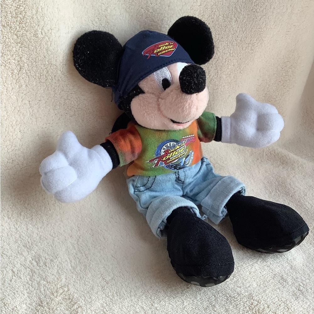 Rock n roller coaster Mickey Mouse Stuffed Animal Plush